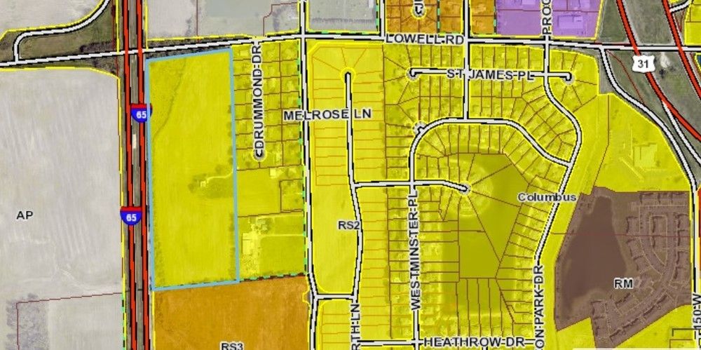 Residential/ Multifamily Development Land: 2455 W Lowell Rd, Columbus, IN 47201